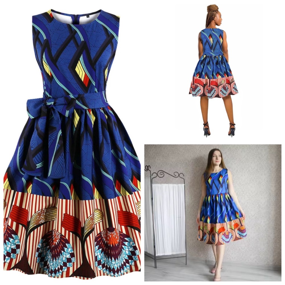 Zulily Sucrefas Fit And Flare Summer A-Line Dress.